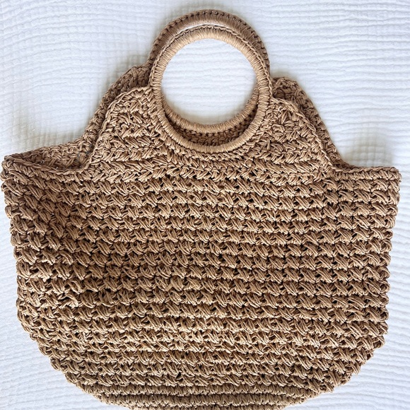 NEW: Top Handle Straw Tote - Zara - Picture 8 of 8